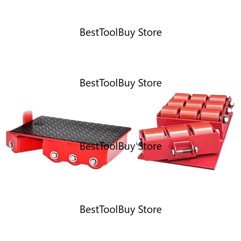 Heavy Equipment Logistics - 18T polyurethane 12-piece wheel manual transport