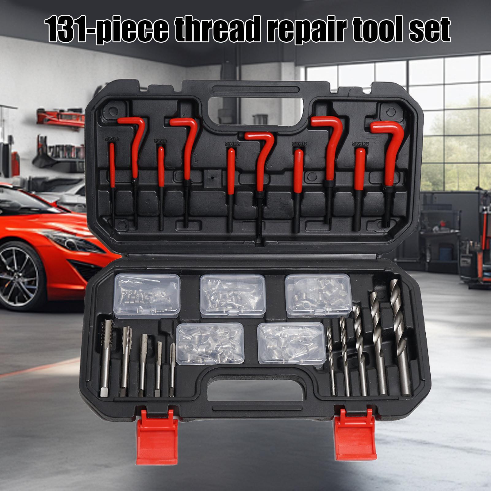Heavy Equipment Maintenance - Metric Helicoil Kit Thread Repair Kit