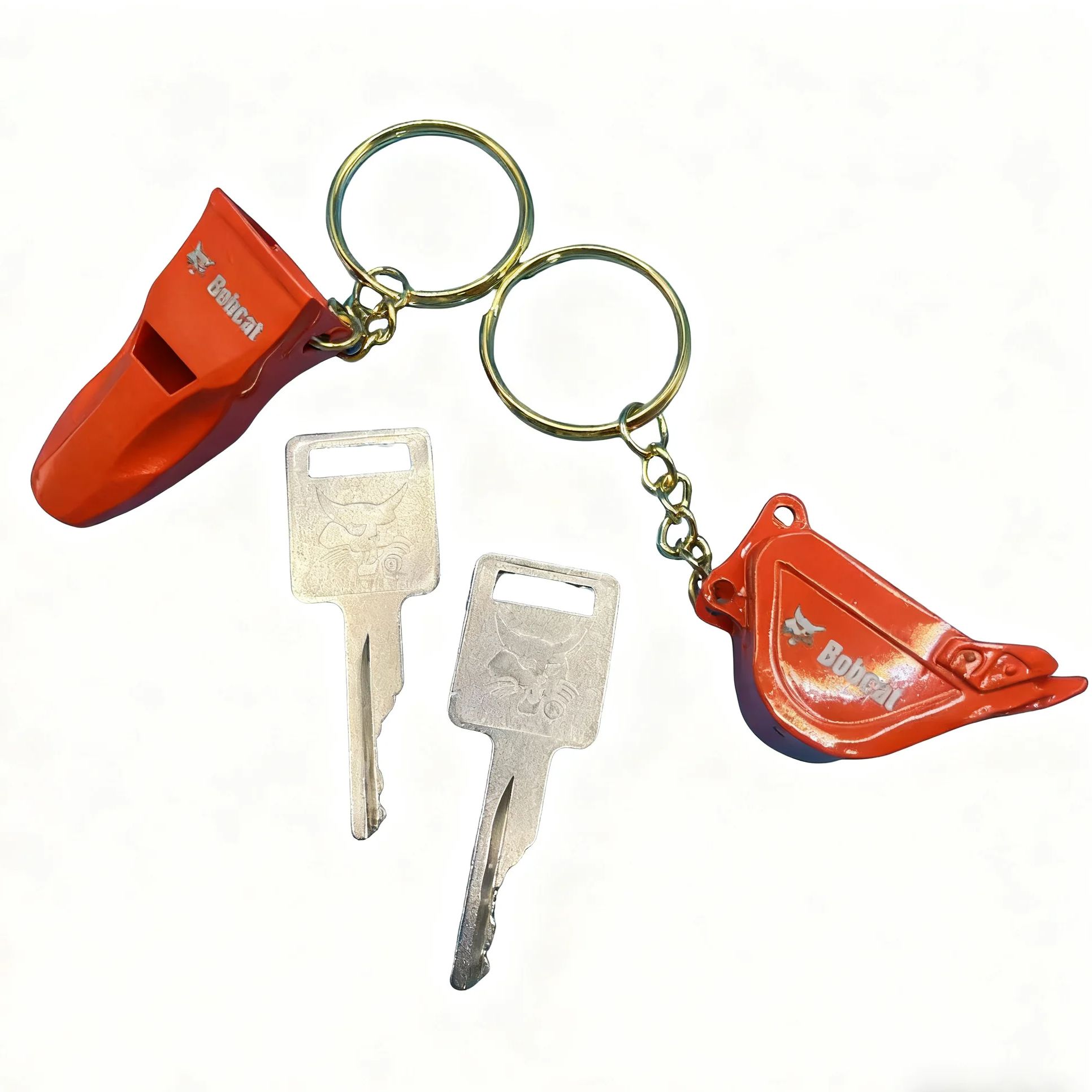 Heavy Equipment Keychain - 2pcs D250 Ignition Keys 6693241 S550