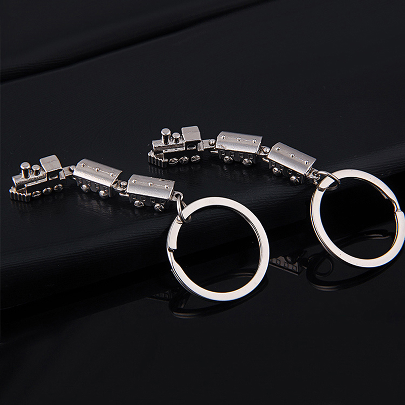 Fashion Mini Train Model Alloy - Heavy Equipment Keychain 评论和价格