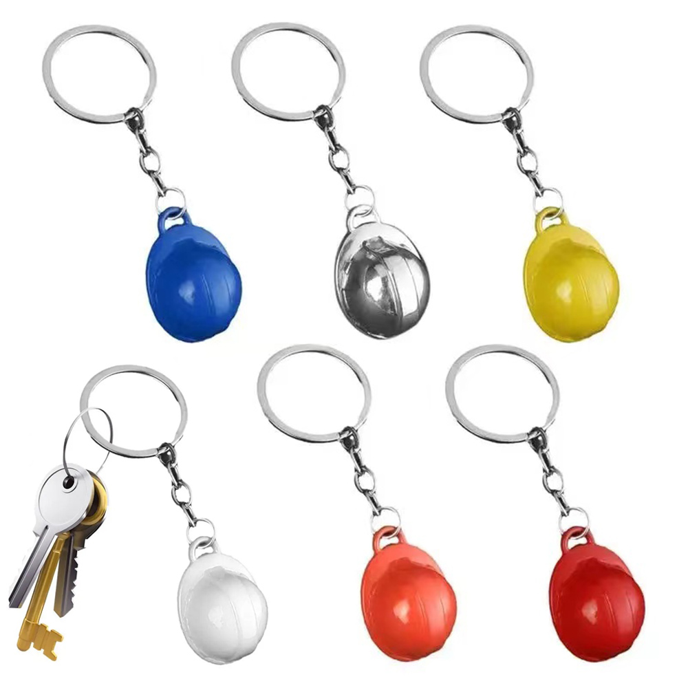 Creative Hard Hat Keychain Min - Heavy Equipment Keychain 评论和价格