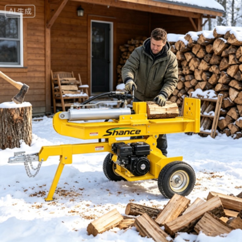 Electric Hydraulic Log Splitte - Heavy Equipment Processor 评论和价格