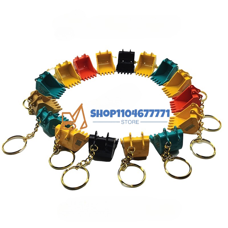 With Bucket Key Chain for Kobe - Heavy Equipment Keychain 评论和价格