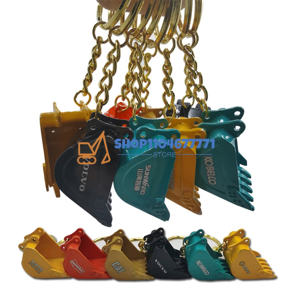 With Bucket Key Chain for Kobe - Heavy Equipment Keychain 评论和价格
