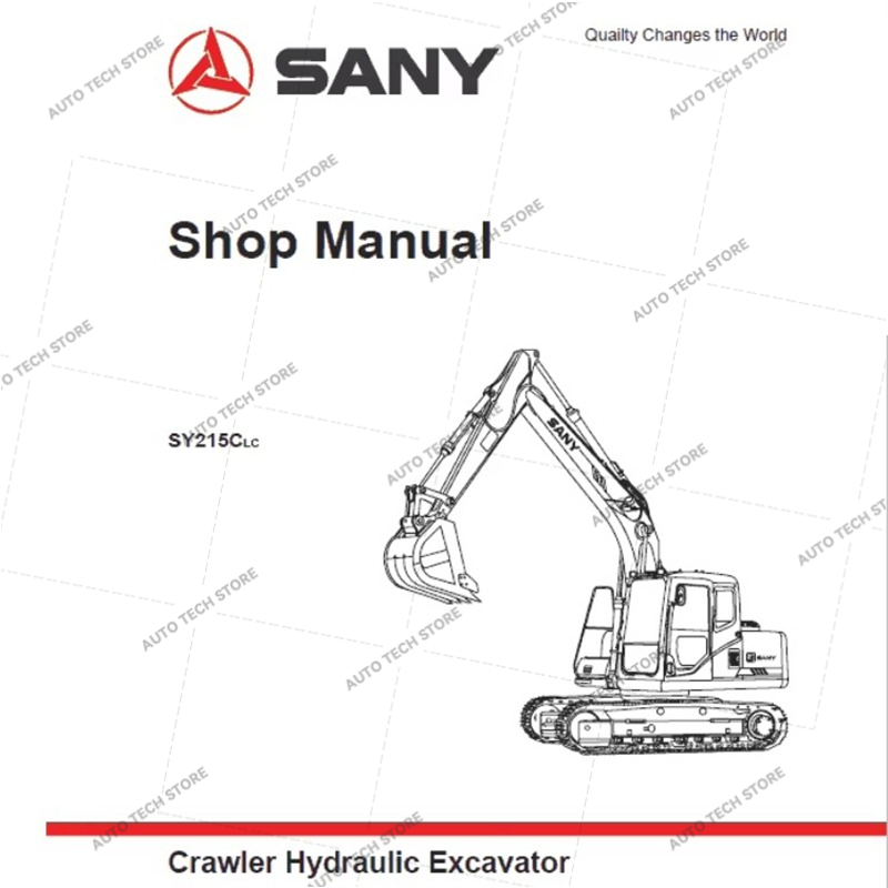 For Sany Heavy Equipment Shop  - Heavy Equipment Pdf 评论和价格