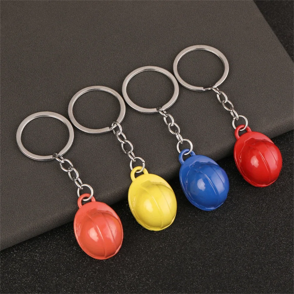 Colorful 3D Safety Hat Keychai - Heavy Equipment Keychain 评论和价格