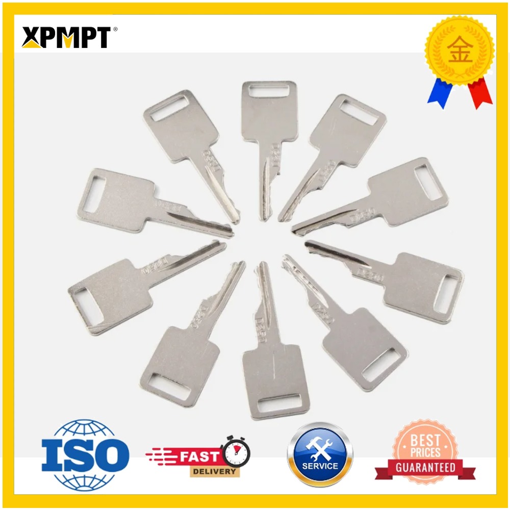 10PCS S331/S160 D250 KEYS fits - Heavy Equipment Keychain 评论和价格