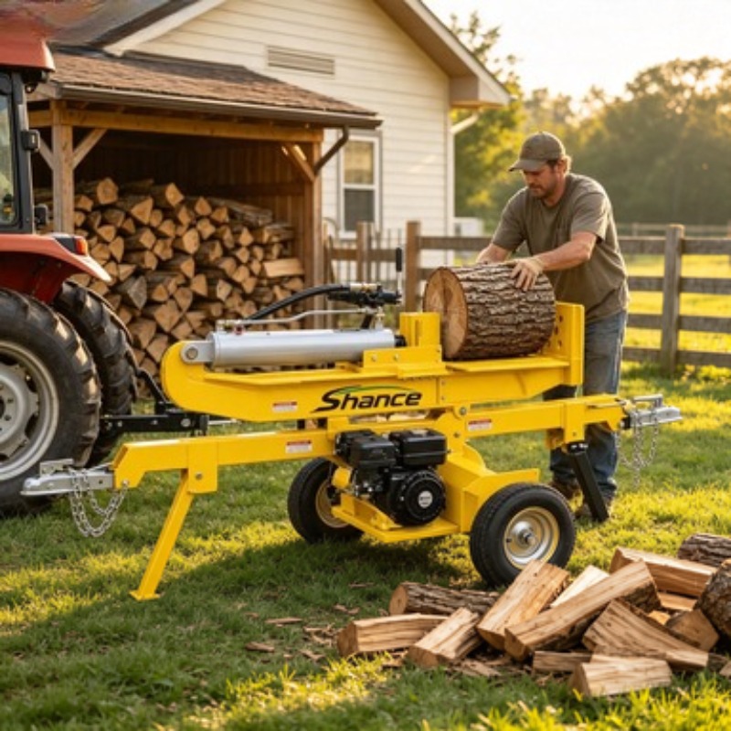 Electric Hydraulic Log Splitte - Heavy Equipment Processor 评论和价格